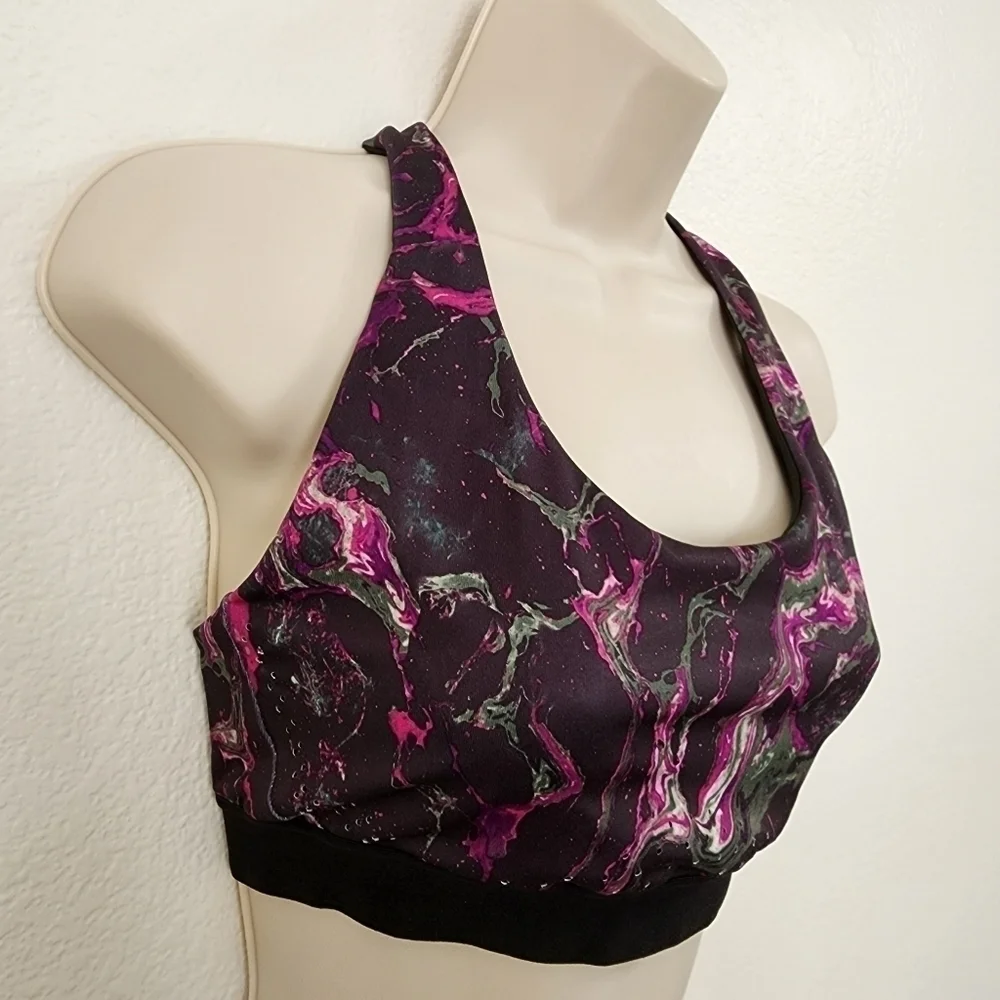 C9 CHAMPION Purple Galaxy Print Sports Bra Size M